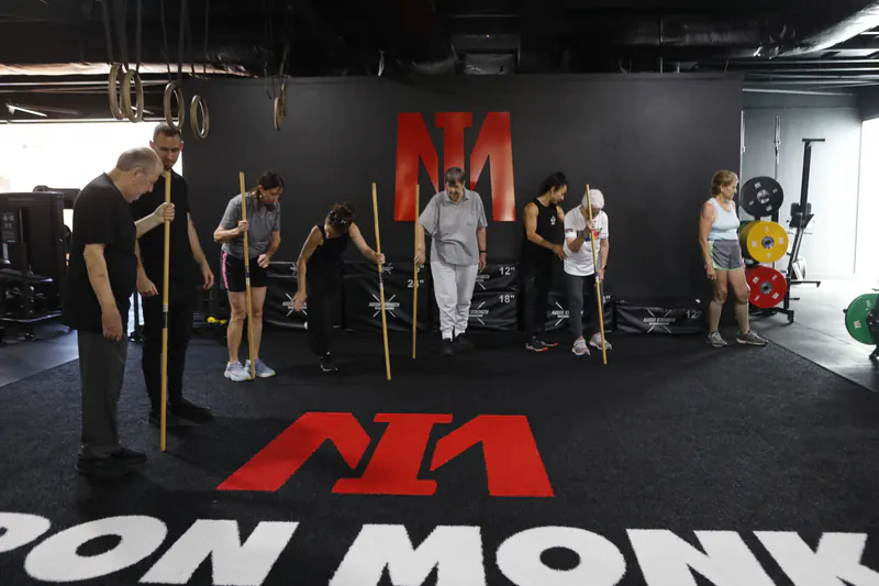 Silver Monk group training at Iron Monk Fitness